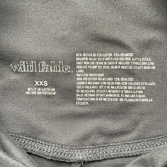 Wild Fable XXS yoga shorts bike shorts - Picture 3 of 4